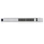 Preview: Ubiquiti Switch UniFi 24xRJ45 GBit/2xSFP Managed 16xPoE 95W Gen2 19" Rack-Mountable, Fanless, 1,3" Touchscreen