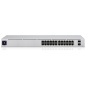 Preview: Ubiquiti Switch UniFi 24xRJ45 GBit/2xSFP Managed 16xPoE 95W Gen2 19" Rack-Mountable, Fanless, 1,3" Touchscreen